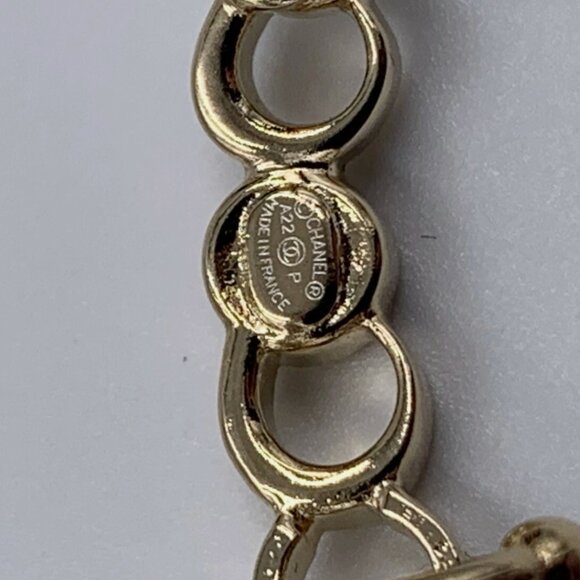 Authentic CHANEL Coco Chanel logo earrings with gold hardware Brand New - Picture 5 of 10